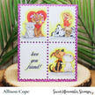 Digital Stamp - Scrappy and Sulky: Snuggle Time