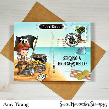 Clear Stamp Set - Fantasy Post Marks
