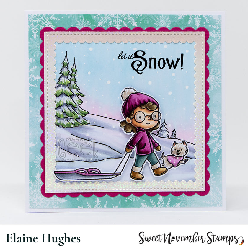 Clear Stamp Set - Downhill Dashers