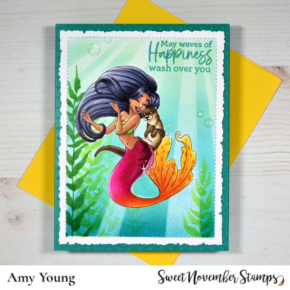 Digital Stamp - Love to Sea You: Otterly Fun