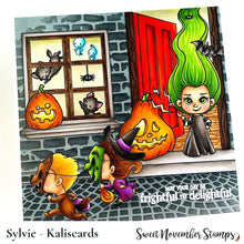 Load image into Gallery viewer, Clear Stamp Set - Limited Edition: Trick or Treaters
