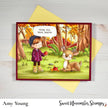 Digital Stamp - Spring Woodland: Tara and Owl
