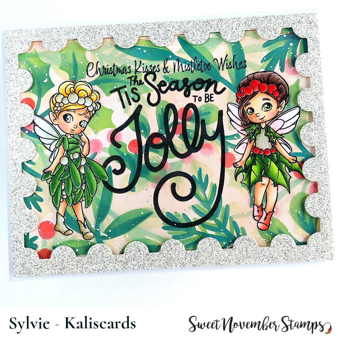 Clear Stamp Set - Mistletoe and Holly Fairies