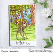 Digital Stamp - Spring Woodland: Background