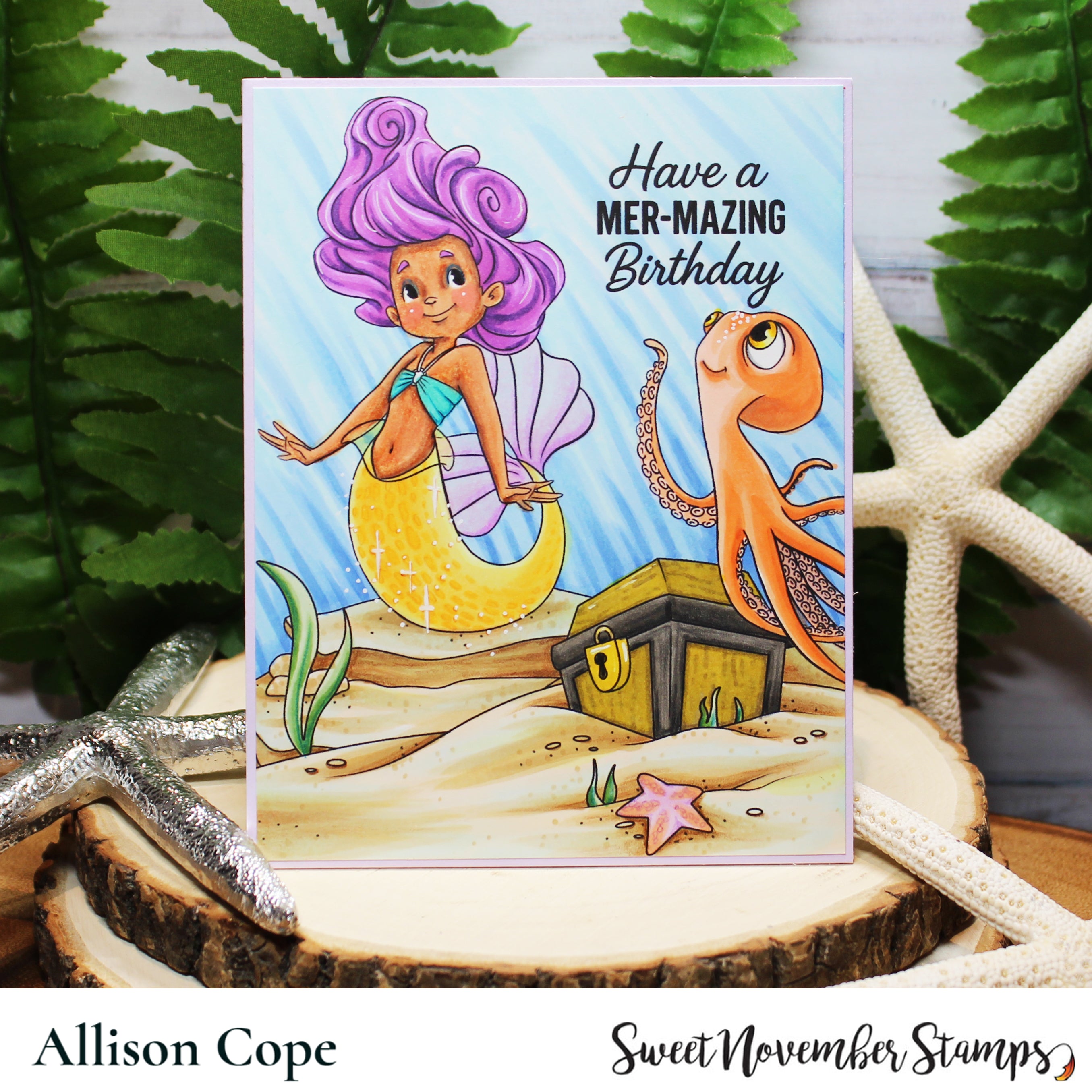 Digital Stamp - MerMay 24: MerMaisie