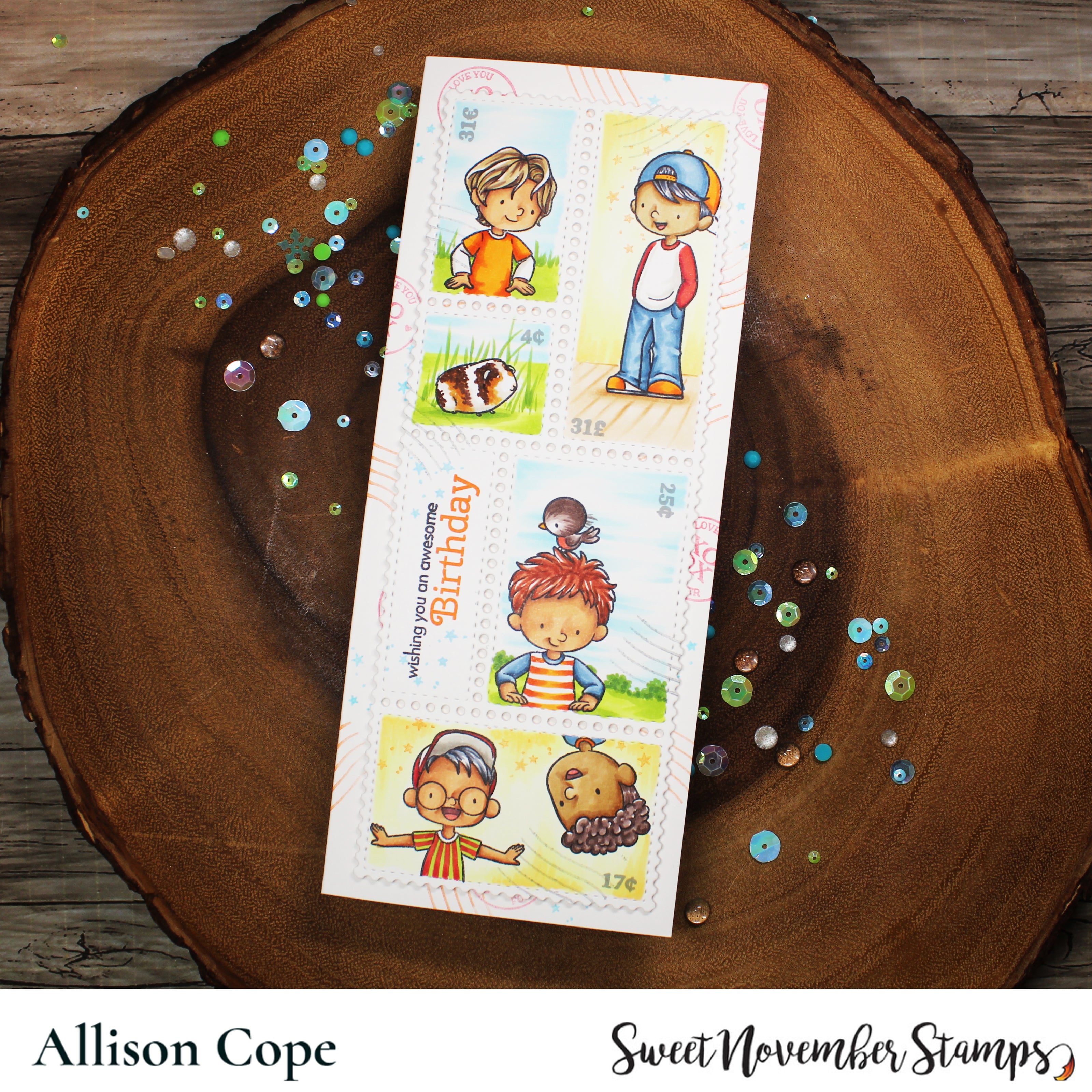 Clear Stamp Set - Postage Pals: Landscape