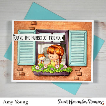 Clear Stamp Set - Spring Windows