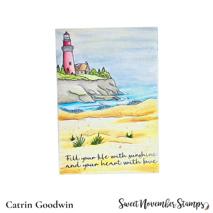 Clear Stamp Set - Background Builder: Coastal Getaway