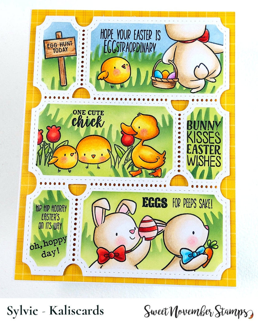 Clear Stamp Set - Postage Pals: Hoppy Easter