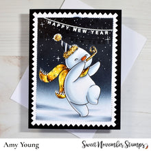 Load image into Gallery viewer, Digital Stamp - Party Snowman
