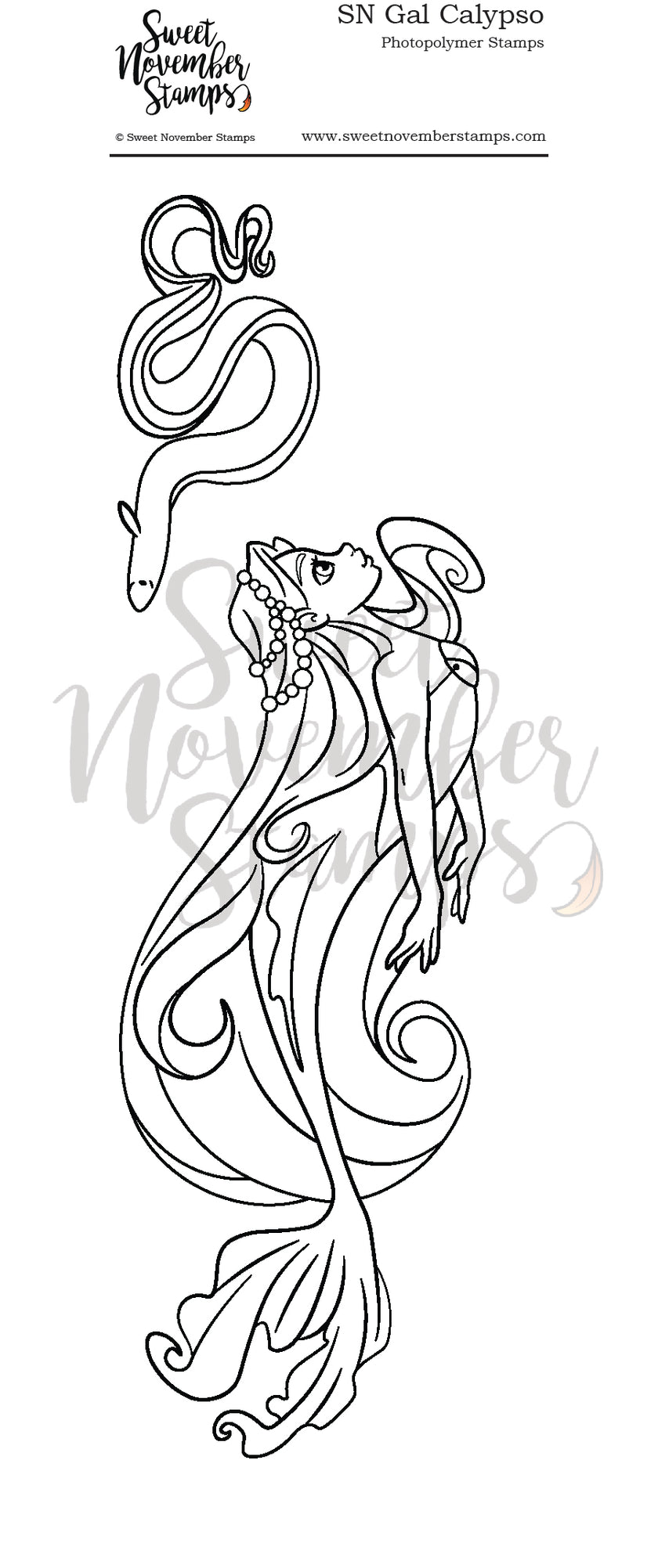 Clear Stamp Set - SN Gal Calypso