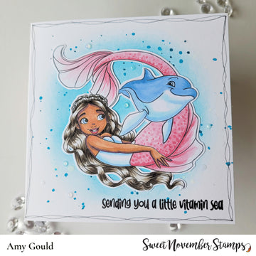 Digital Stamp - Mermazing Friends: Cari and Neo