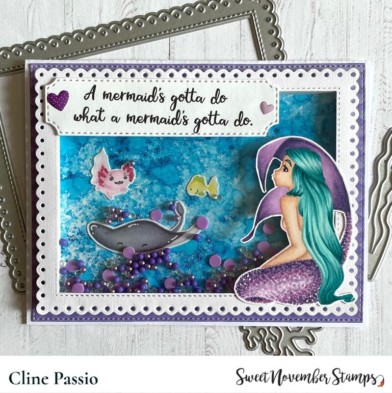 Clear Stamp Set - Mermees are back