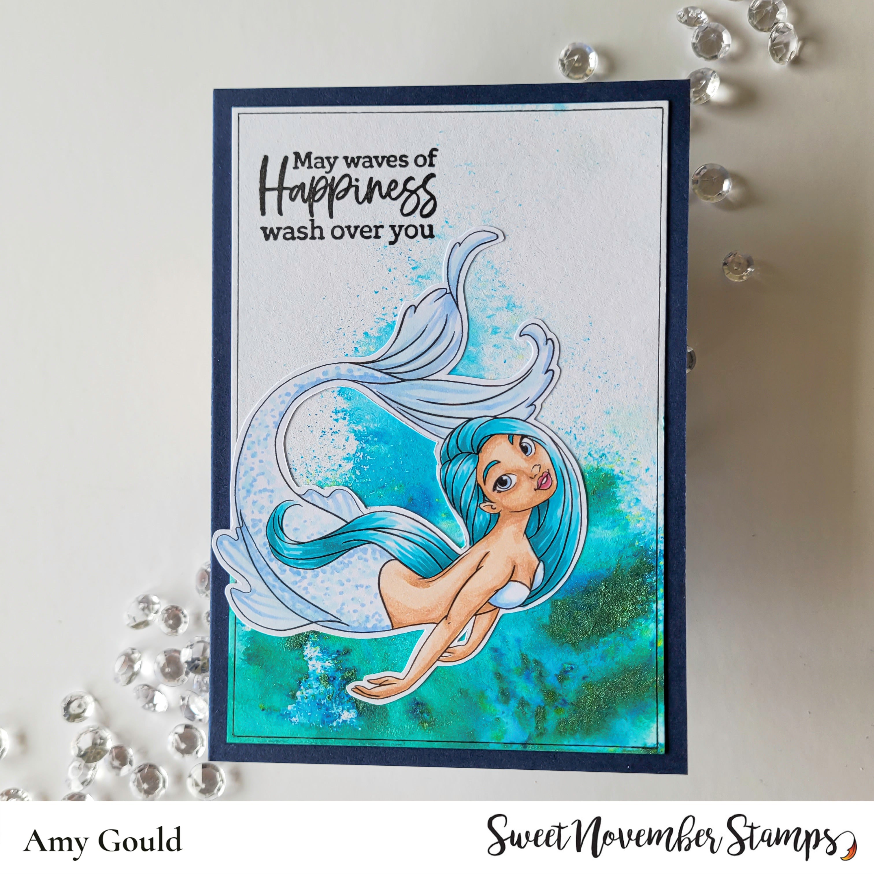 Digital Stamp - Mermazing Friends: Masha and Bruno