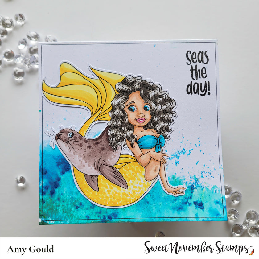 Digital Stamp - Mermazing Friends: Naia and Flash