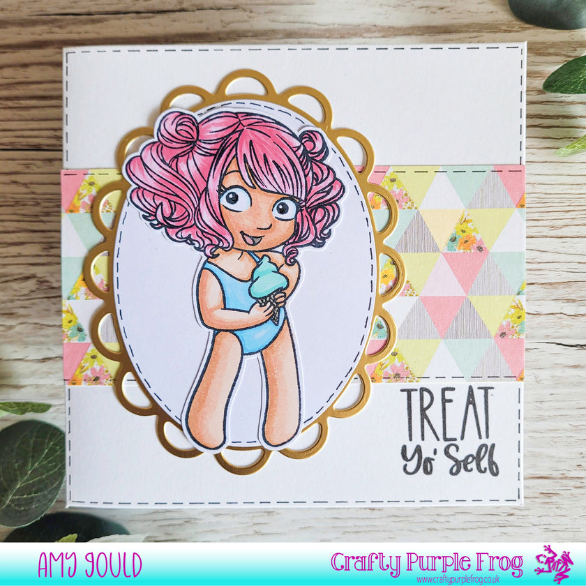 Clear Stamp Set - Quinn 3x4