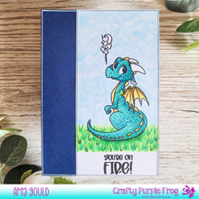 Load image into Gallery viewer, Clear Stamp Set - Dragon Trio 4x6
