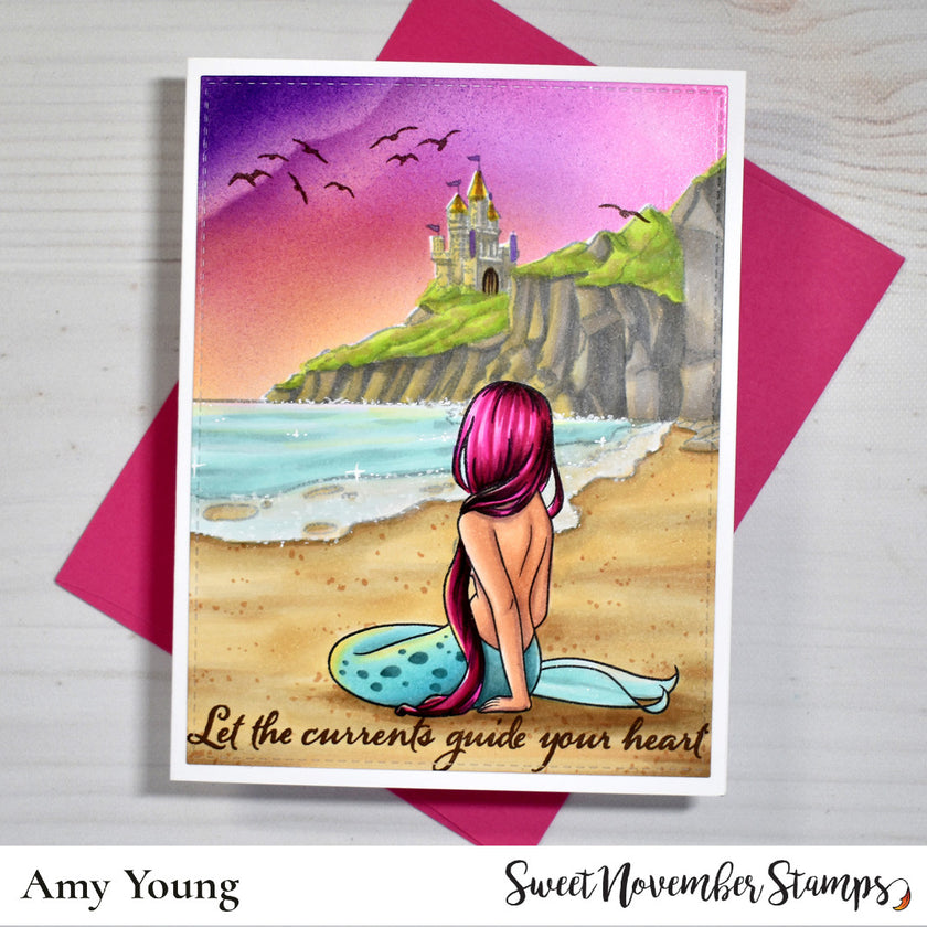 Clear Stamp Set - Background Builder: Seaside Cliffs