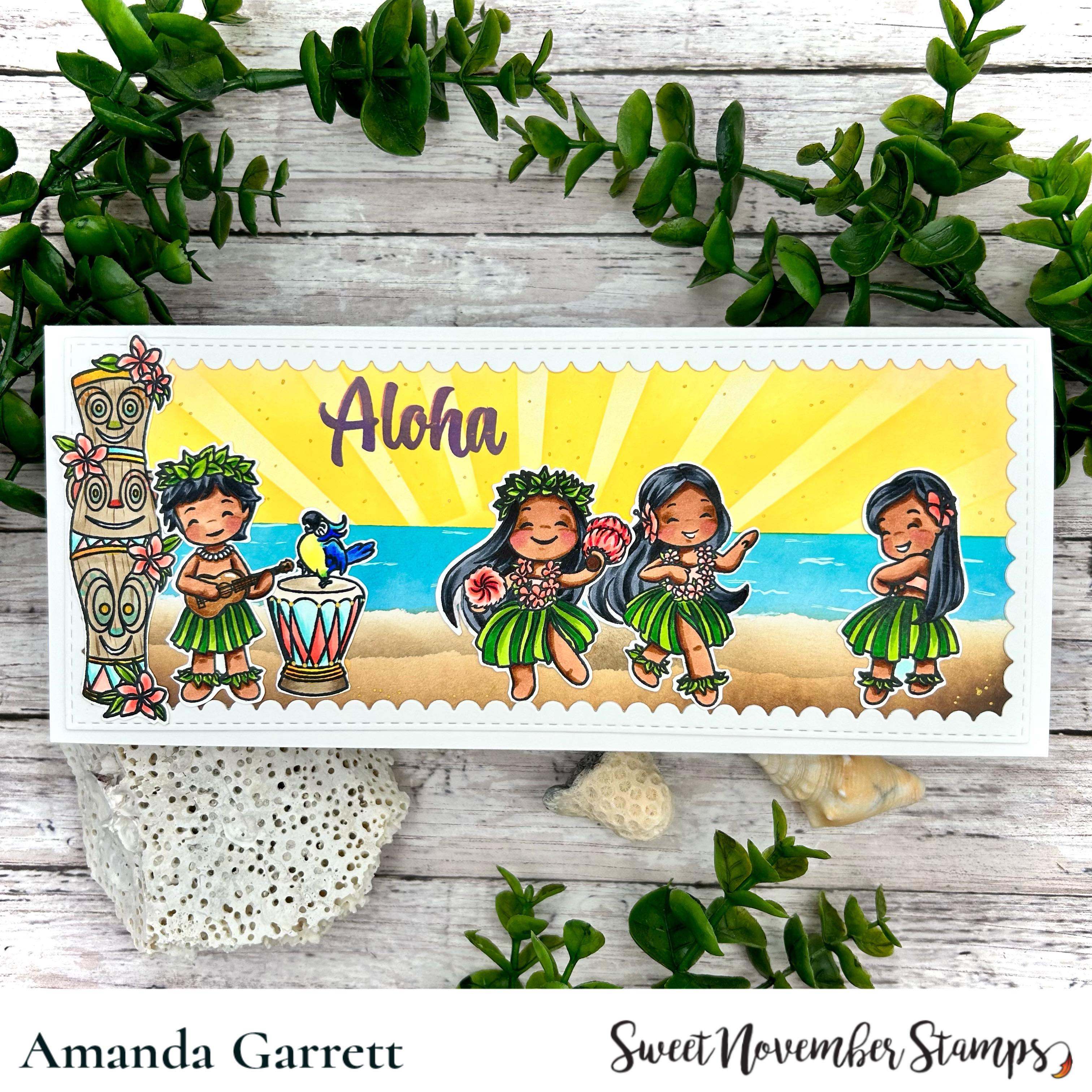 Clear Stamp Set - Aloha Wees
