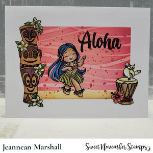 Clear Stamp Set - Aloha Wees