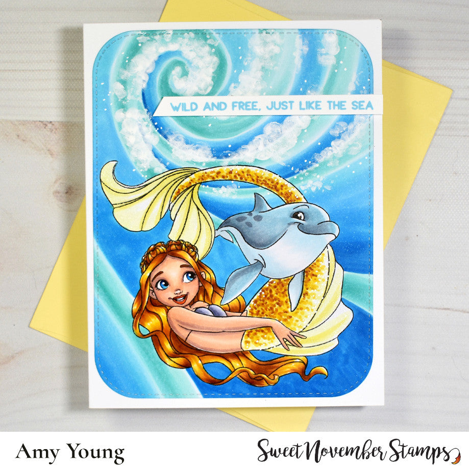 Digital Stamp - Mermazing Friends: Cari and Neo