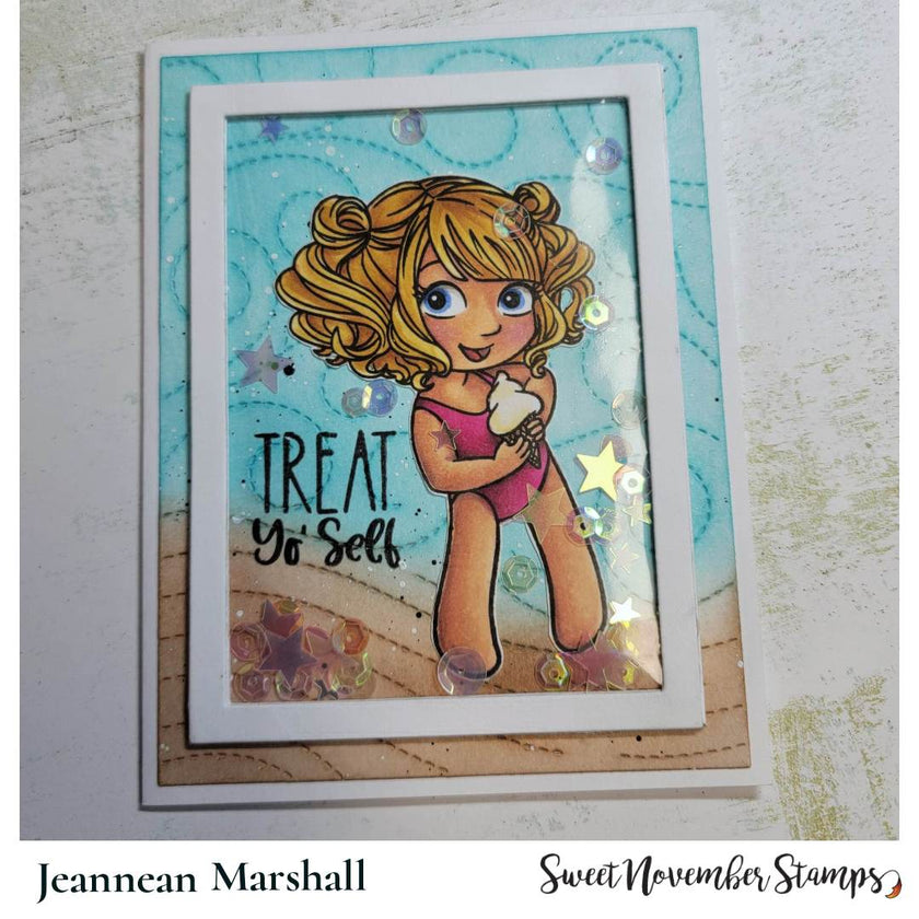 Clear Stamp Set - Quinn 3x4