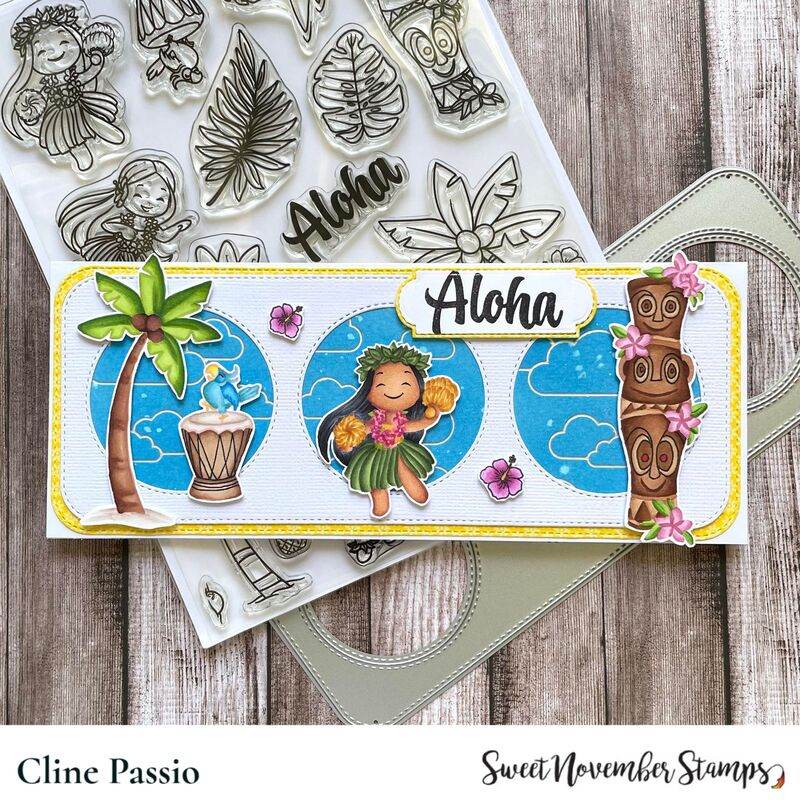 Clear Stamp Set - Aloha Wees