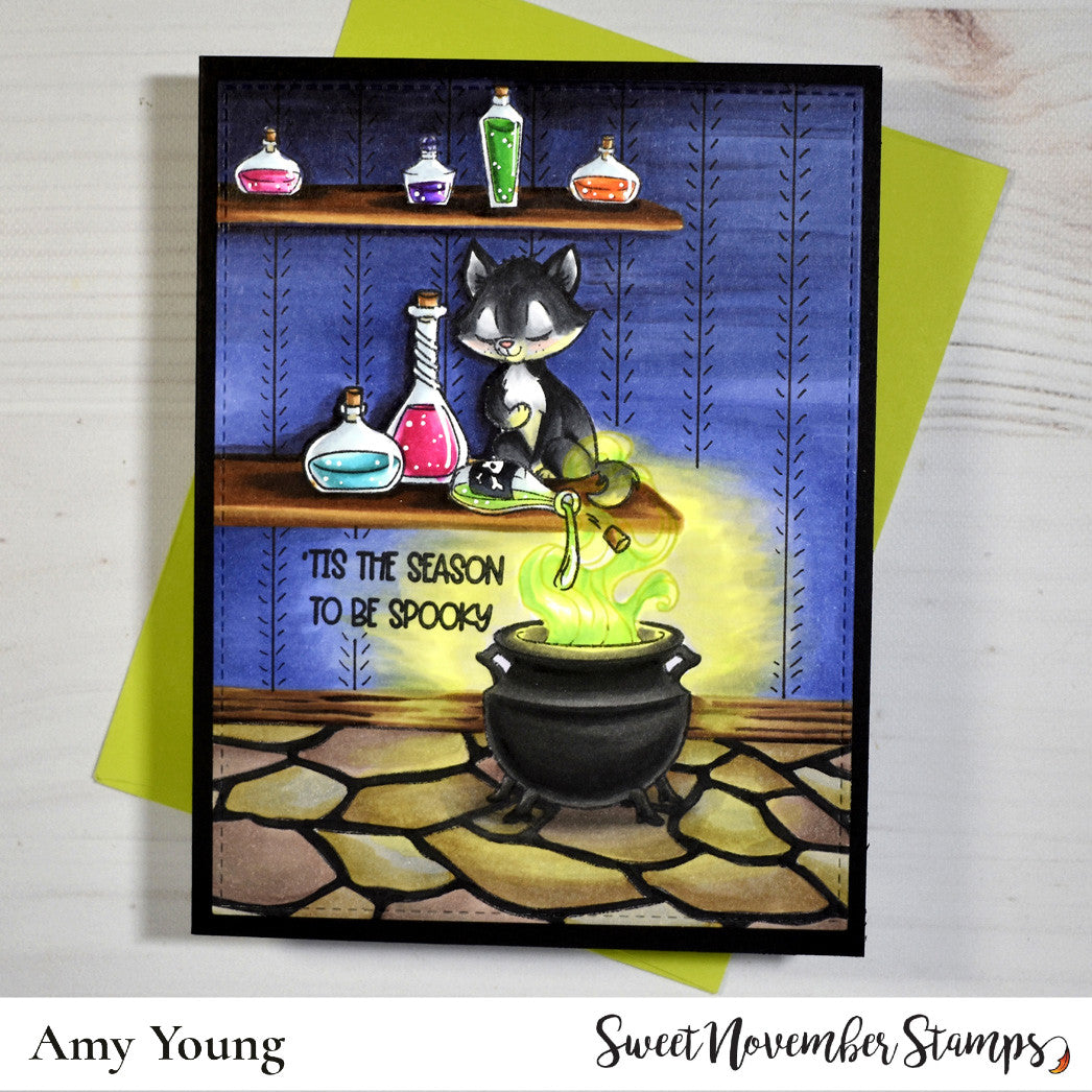 Clear Stamp Set - Midnight's Halloween Adventures #3