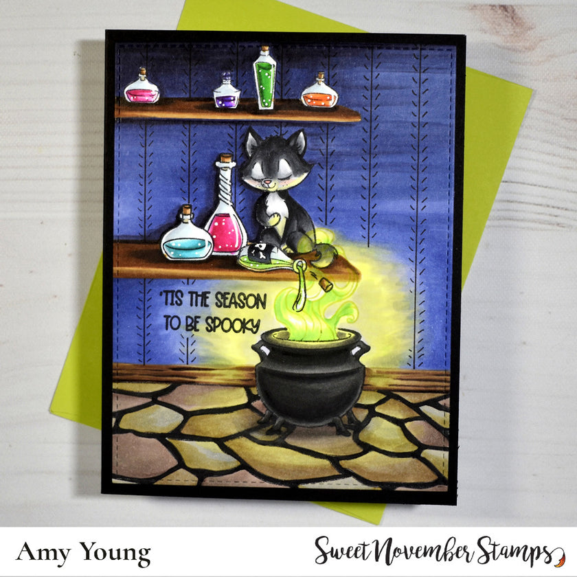 Clear Stamp Set - Midnight's Halloween Adventures #3