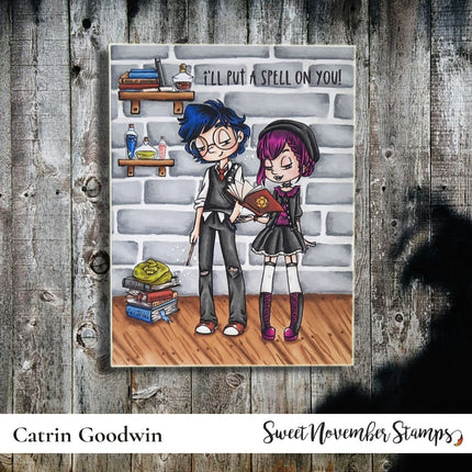 Digital Stamp - Lovin' from the Coven: Warlock