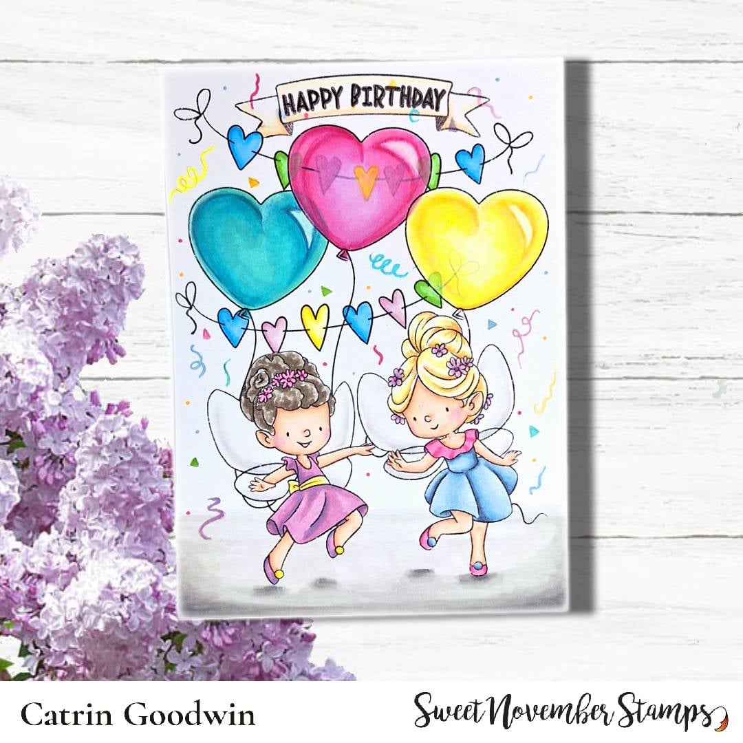 Digital Stamp - A Fairy Cute Day: Posy