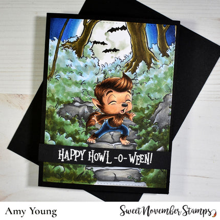 Digital Stamp - Li'l Wolfy Sweet