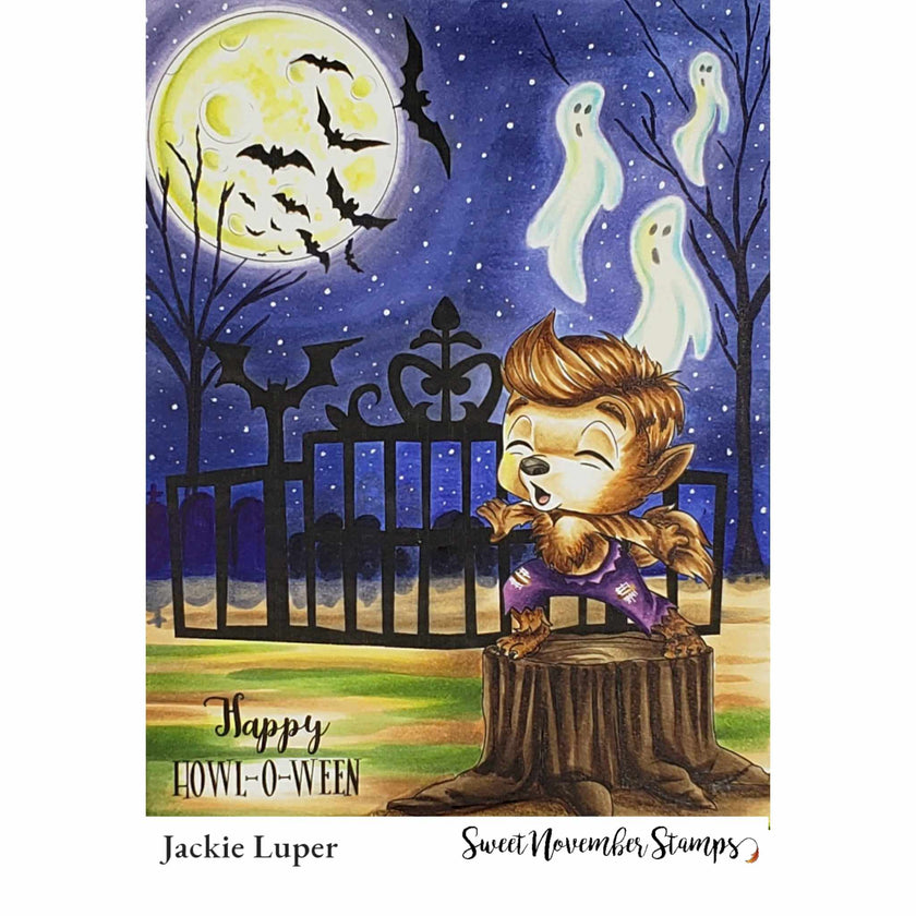 Digital Stamp - Li'l Wolfy Sweet