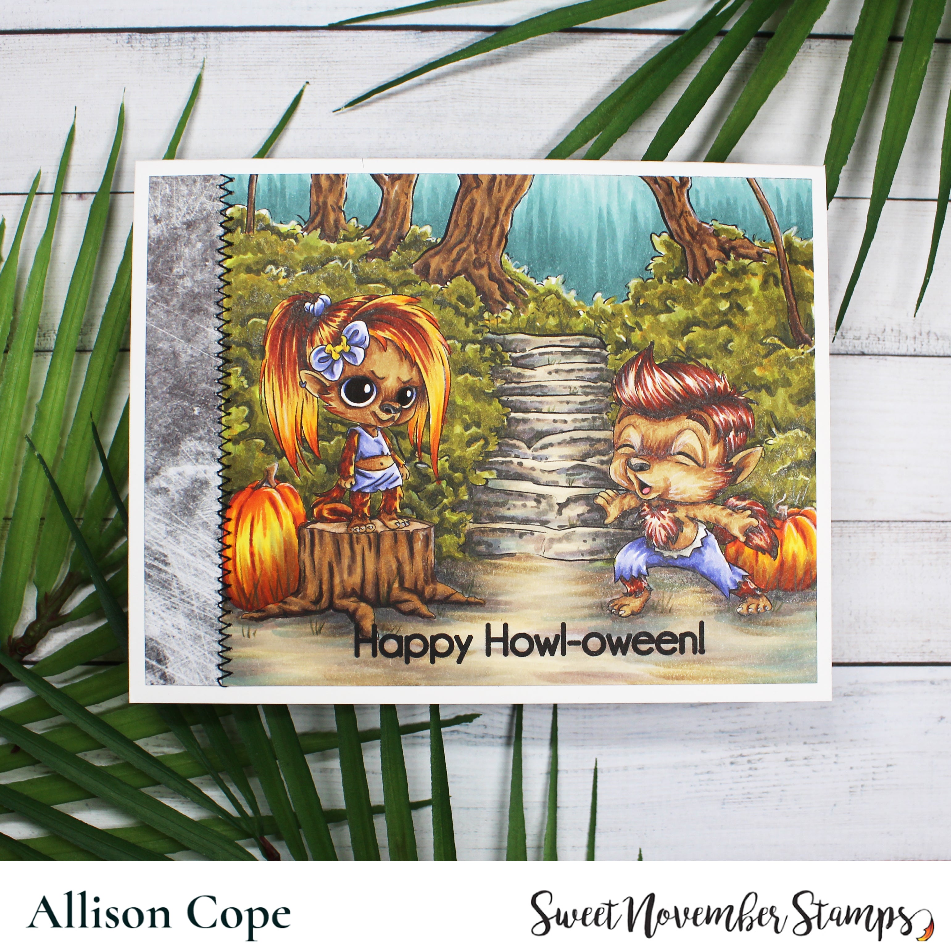 Digital Stamp - Li'l Wolfy Sweet