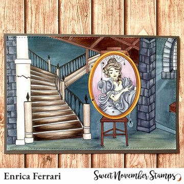 Digital Stamp - Haunted Manor Portraits: Lady Arachne St. Croix