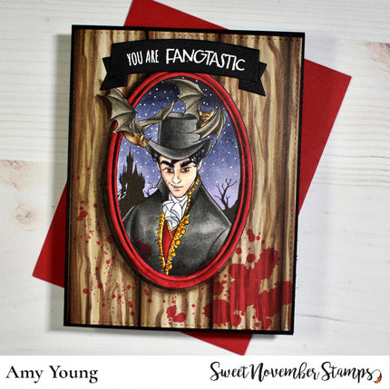 Digital Stamp - Haunted Manor Portraits: Count Dracul