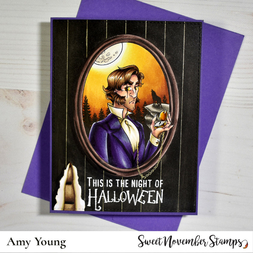 Digital Stamp - Haunted Manor Portraits: Baron VonWolvington