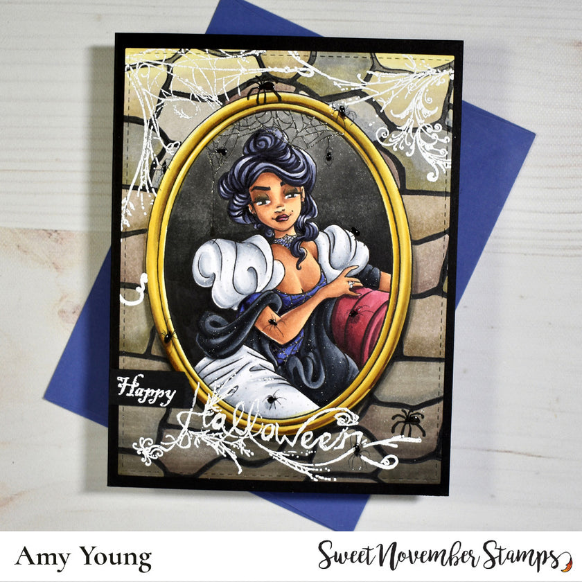 Digital Stamp - Haunted Manor Portraits: Lady Arachne St. Croix