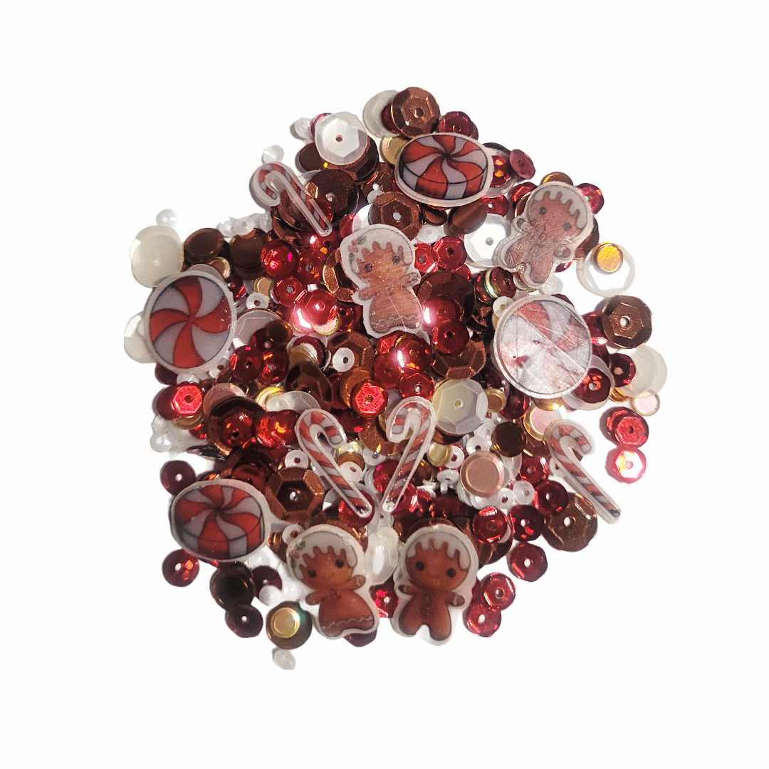 Sequins: Peppermint and Gingy Mix