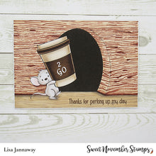 Load image into Gallery viewer, Digital Stamp - Hot Coffee Mouse
