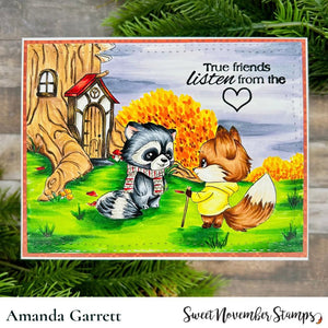 Digital Stamp - Cozy Fall Critters: Flyn Fox