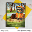 Digital Stamp - Cozy Fall Critters: Beckett Bear
