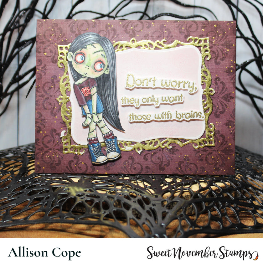 Clear Stamp Set - Zoe the Zombie