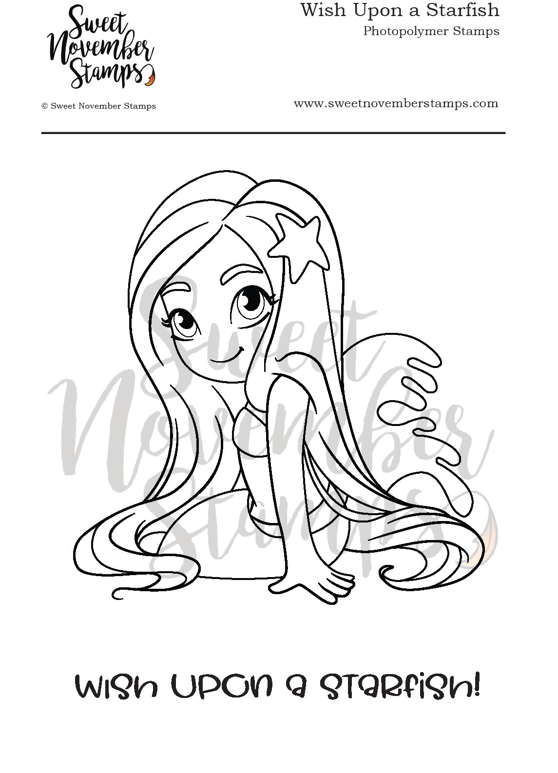 Clear Stamp Set - Wish Upon a Starfish