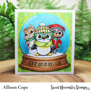 Digital Stamp - Cozy Critters: Percy Penguin