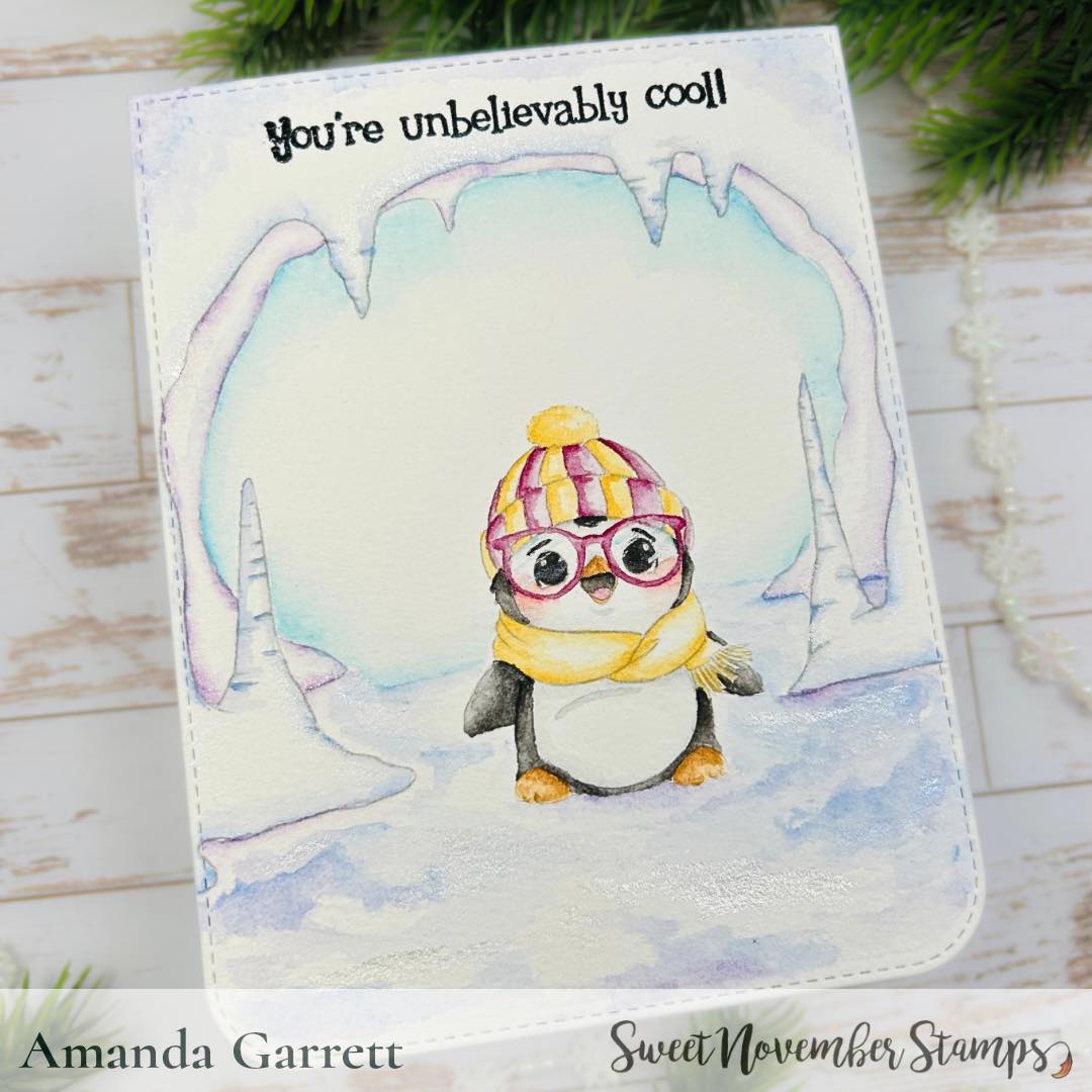Digital Stamp - Cozy Critters: Percy Penguin