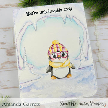 Digital Stamp - Cozy Critters: Percy Penguin
