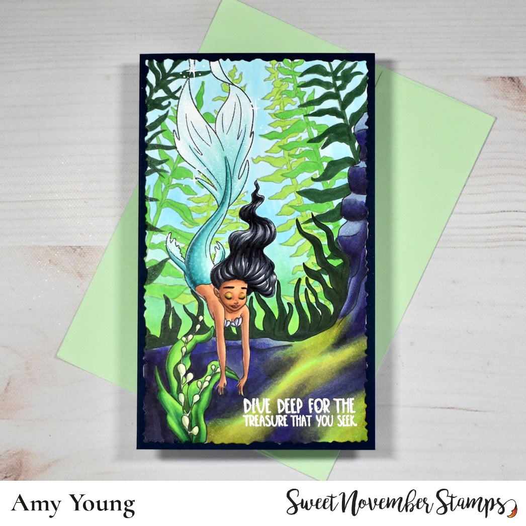 Clear Stamp Set - Background Builder: Kelp Bed