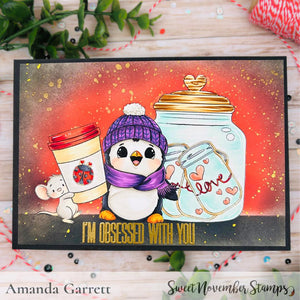 Digital Stamp - Valentine Cookies: Cookie Jar Set