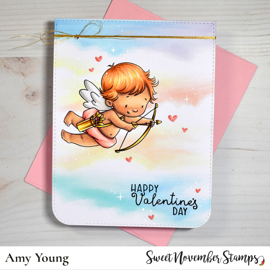 Digital Stamp - Baby Cupid: Cupid's arrow